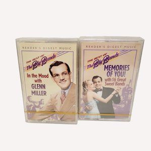 2 Reader's Digest The Best of The Big Bands Glenn Miller Sweet Bands Cassettes